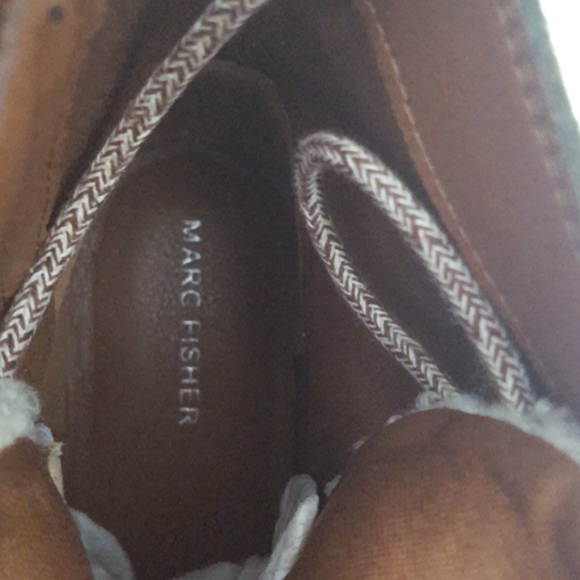 Marc Fisher green suede waterproof hiking boots - Picture 6 of 8